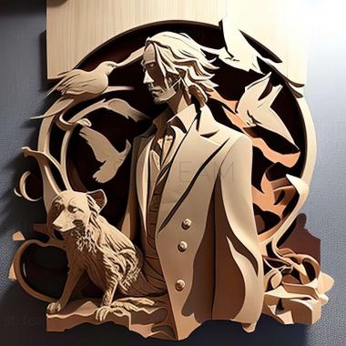 3D модель Тацухико Сибусава из Bungo Stray Dogs (STL)